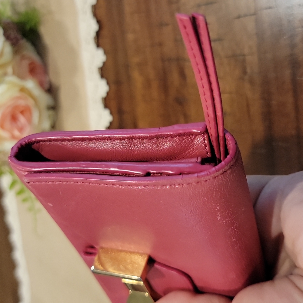 ‼️CLEARANCE SALE ‼️ Authentic Chloe pink long wallet - Picture 4 of 9